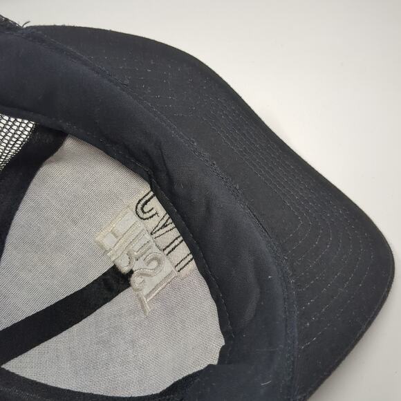 First Call Snapback Trucker Hat Black OS Adjustable Embroidered Team O'Reilly - Picture 8 of 9